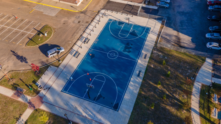 Abner Clay Park basketball court