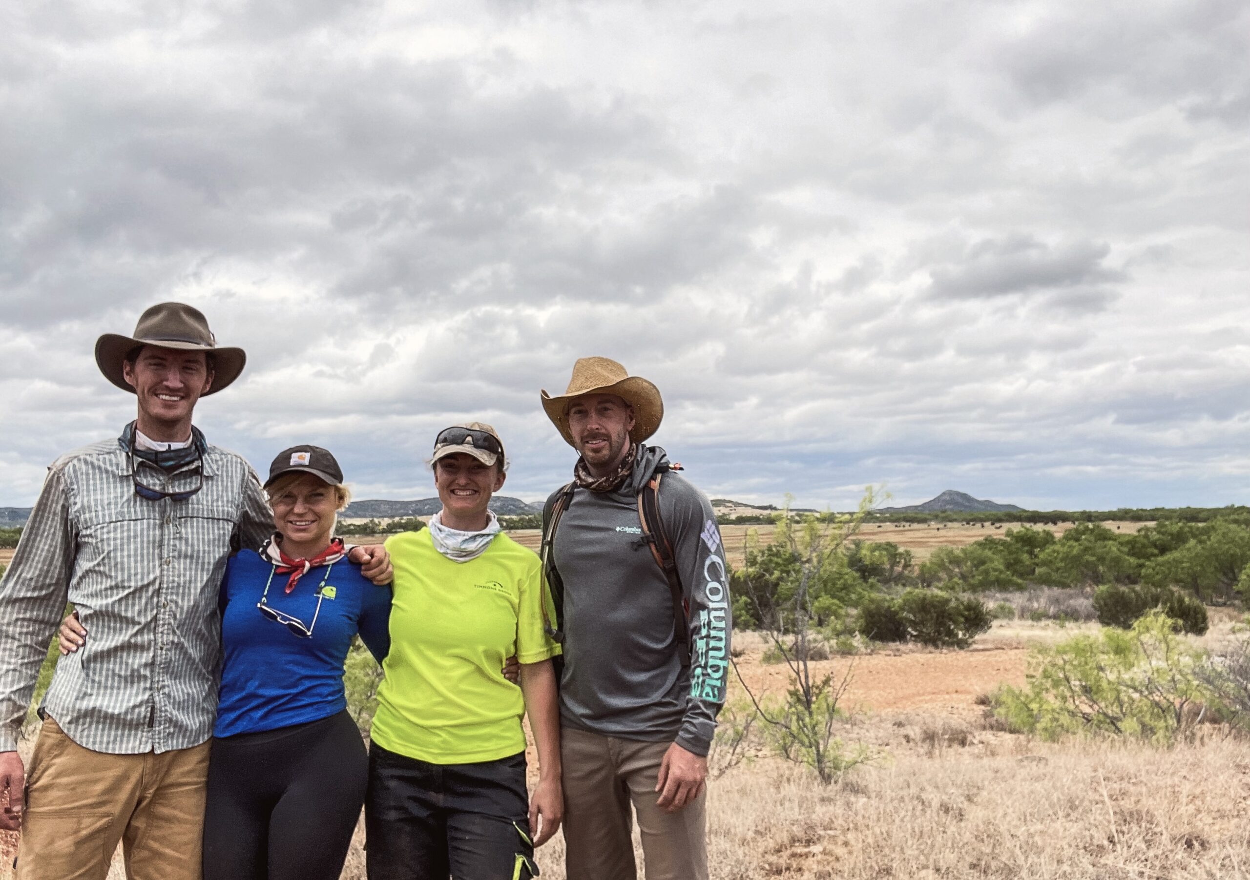 Richmond environmental team wearing cowboy hats in Dallas, Texas