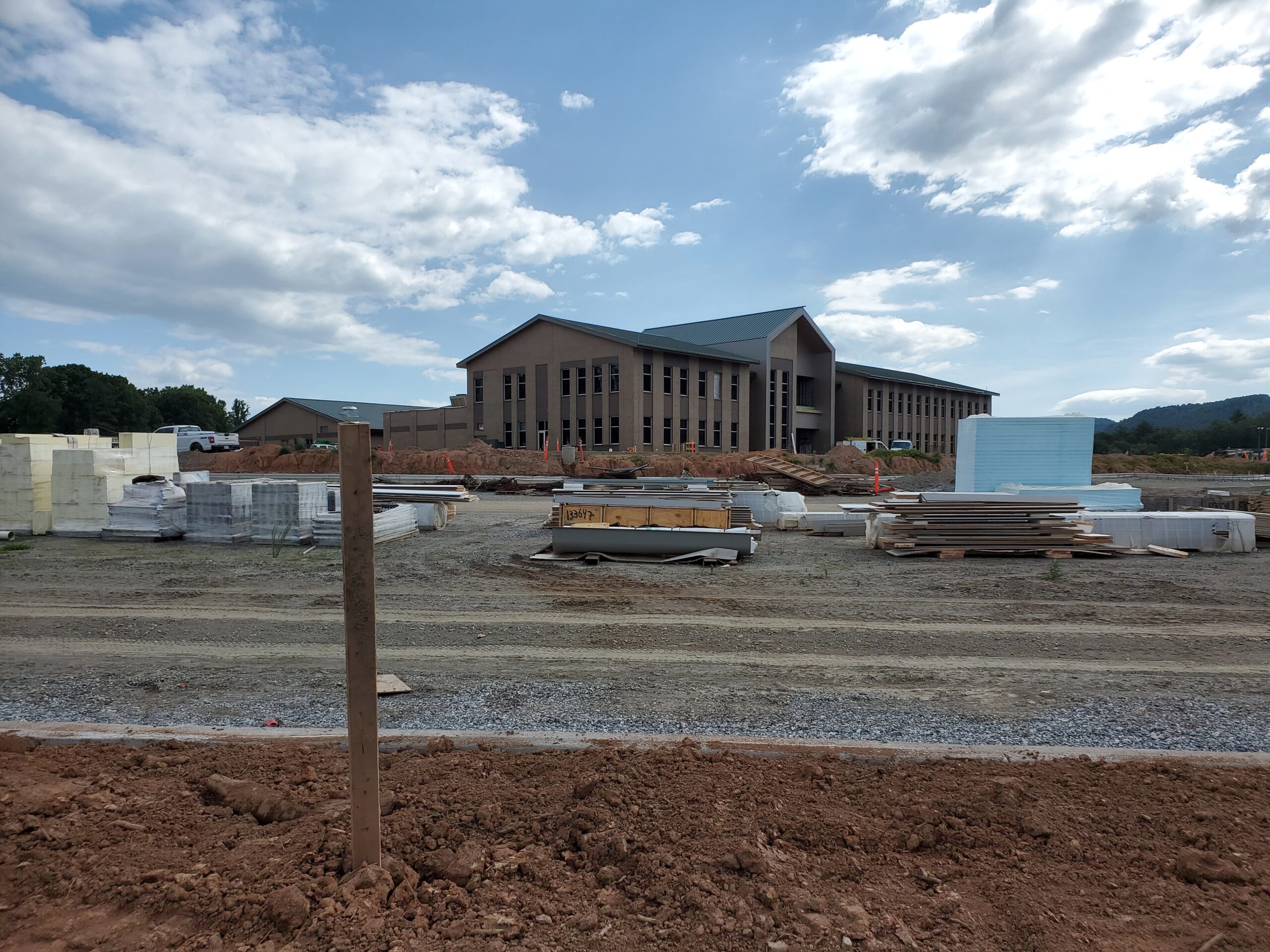 Morganton Regional Readiness Center in progress