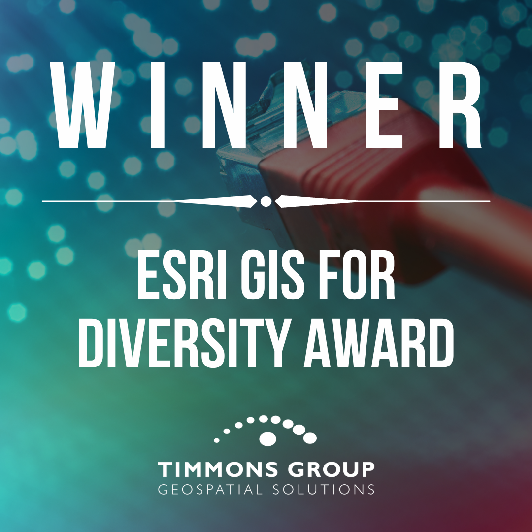 Timmons Group Receives Esri’s GIS for Diversity Award at Esri Partner